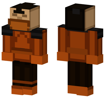 Ember Ronin Minecraft Bedrock skin