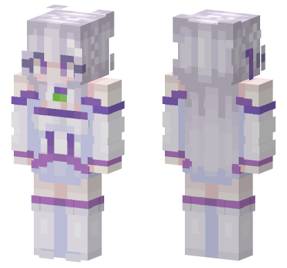 Emilia Skin Minecraft Bedrock skin