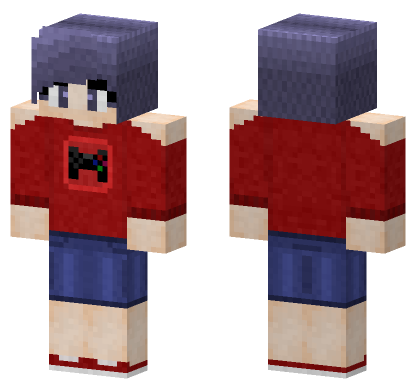 Emma The Gamer Minecraft Bedrock skin