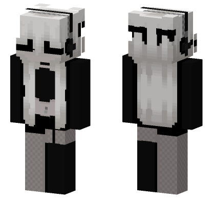 Emo Furry Skin Minecraft Bedrock skin