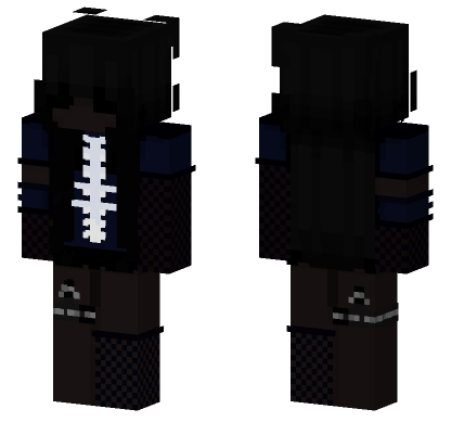 Emo Kid Skin Minecraft Bedrock skin