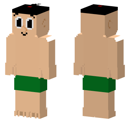 Emperor New Groove Style Minecraft Bedrock skin