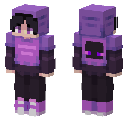 Ender Eyes Boy Minecraft Bedrock skin