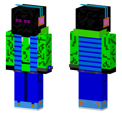 Ender Gamer Skin Minecraft Bedrock skin