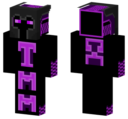 Ender Knight HD Minecraft Bedrock skin