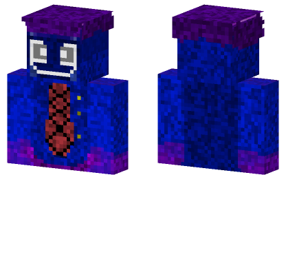 Ender Man Human Form Minecraft Bedrock skin