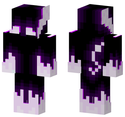 Ender Neon Skin Minecraft Bedrock skin