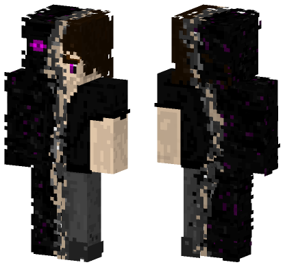 Enderman Morph Minecraft Bedrock skin