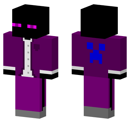 Enderman Skin Minecraft Bedrock skin