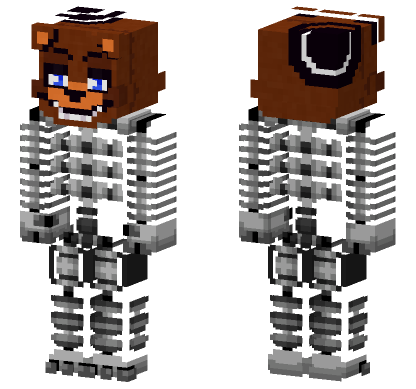 Endo Freddy Minecraft Bedrock skin