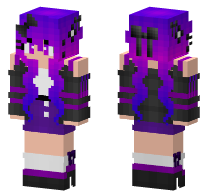Endy Ender Girl Minecraft Bedrock skin