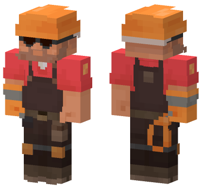 Engineer Gaming Skin Minecraft Bedrock skin