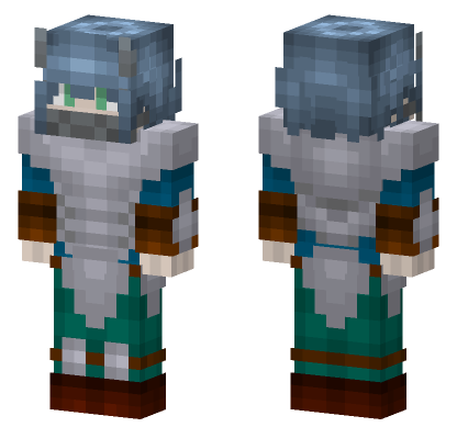 Erina Blue Outfit Minecraft Bedrock skin