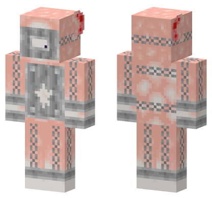 Escaped Inverted Hunchback Warden Minecraft Bedrock skin