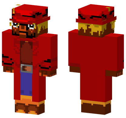 Everhood Red Minecraft Bedrock skin
