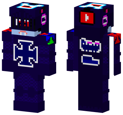 Evil Knight Templar Assassin Minecraft Bedrock skin