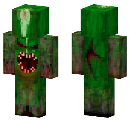 Evil Pickleman 2 Revenge Minecraft Bedrock skin