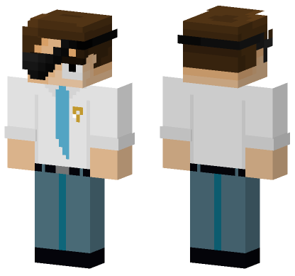Evil President Morty Season 5 Minecraft Bedrock skin