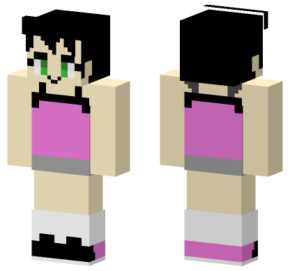 Evil Shizuka Minecraft Bedrock skin