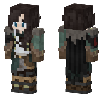 Experiment Girl 5 Minecraft Bedrock skin