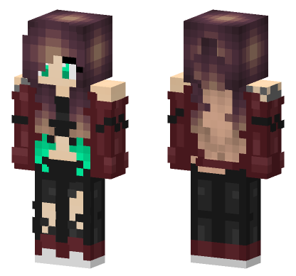 Experiment Girl 8 Minecraft Bedrock skin