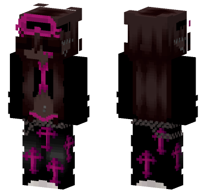 Export S Goggles V12 Minecraft Bedrock skin