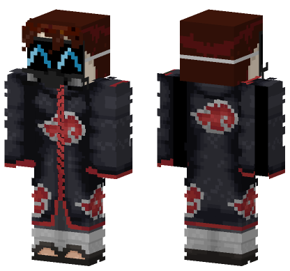 Expressed Boy In Naruto Minecraft Bedrock skin
