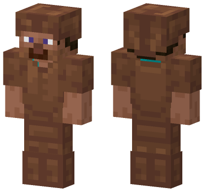 Fake Leather Steve Minecraft Bedrock skin