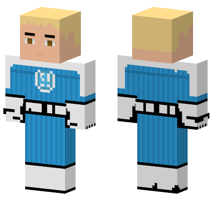 Fantastic Four Johnny Storm Minecraft Bedrock skin