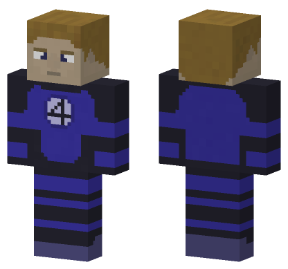 Fantastic Four Skin Minecraft Bedrock skin