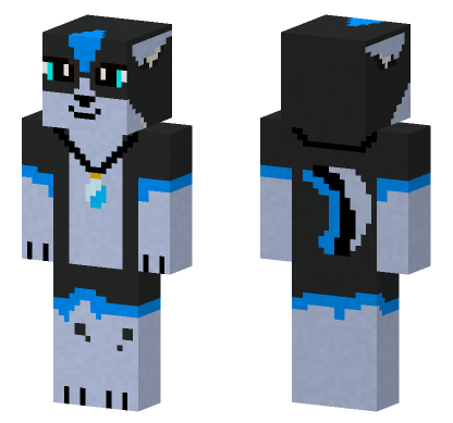 Fantasy Wolf 2 Minecraft Bedrock skin