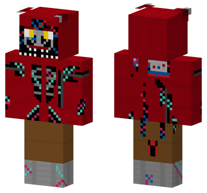 Fazbear Frights Foxy Minecraft Bedrock skin