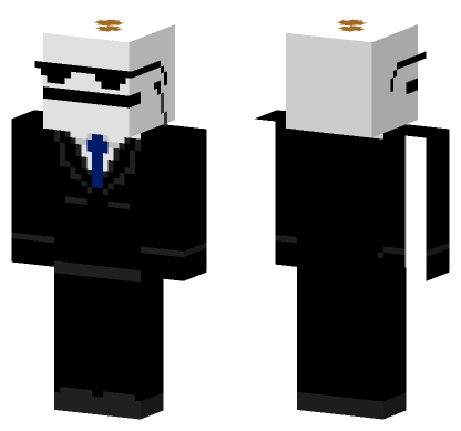 Fbi Snow Man Services Minecraft Bedrock skin