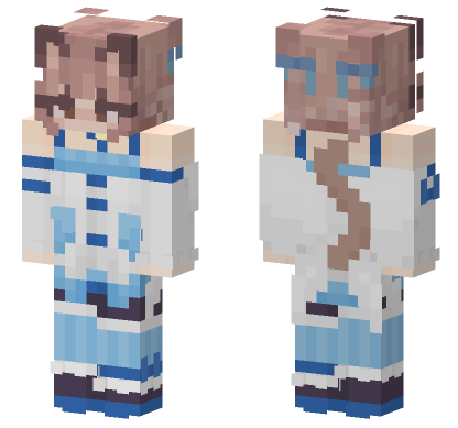 Felix Anime Girl Minecraft Bedrock skin