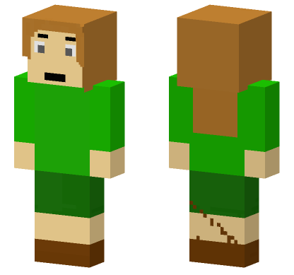 Female Baldi Minecraft Bedrock skin