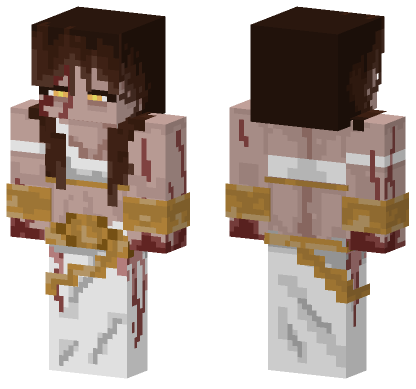 Female God W Blood Minecraft Bedrock skin