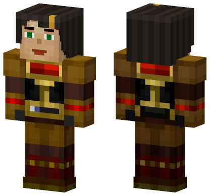 Female Jesse In Ellgaard Costume Minecraft Bedrock skin