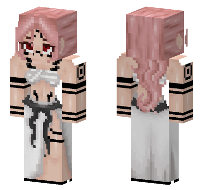 Female Sukuna Minecraft Bedrock skin