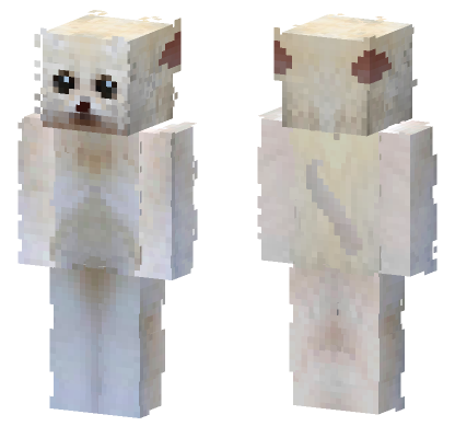 Fennec Fox Skin Minecraft Bedrock skin