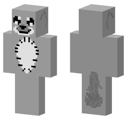 Ffxgicjh Grey Skin Minecraft Bedrock skin
