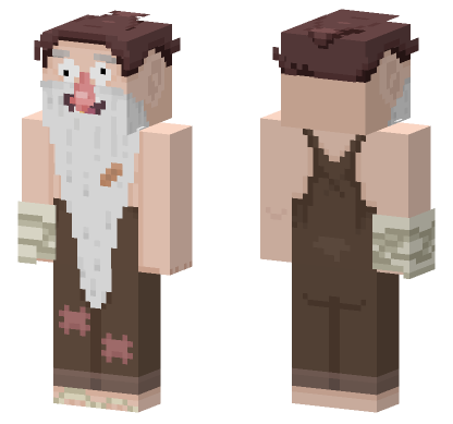 Fiddleford McGucket Minecraft Bedrock skin