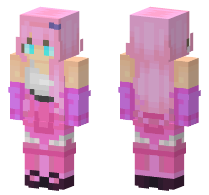 Fifi Pink Outfit Minecraft Bedrock skin