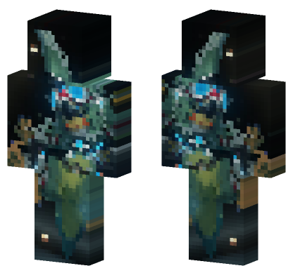 Finch Mech Suit Minecraft Bedrock skin