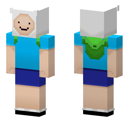 Finn The Human Minecraft Bedrock skin