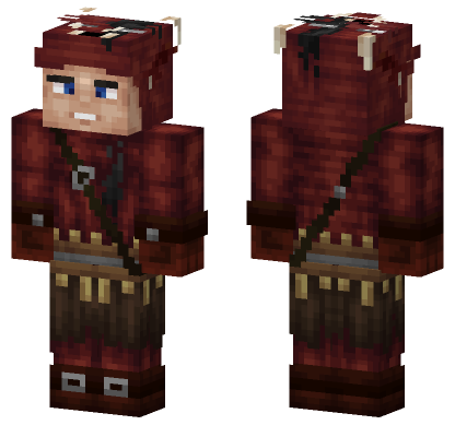 Fire Envoy Minecraft Bedrock skin