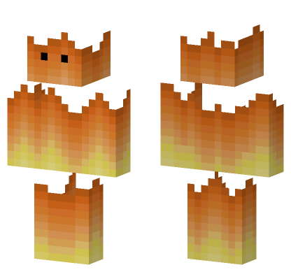 Fire Man Skin Minecraft Bedrock skin