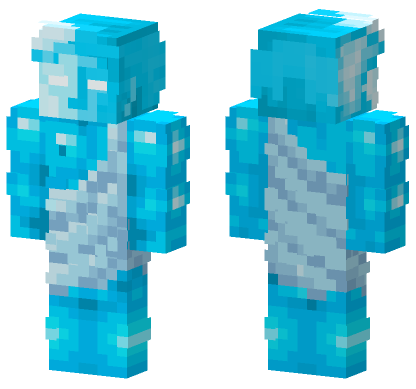 Fire Vs Ice 2 Minecraft Bedrock skin