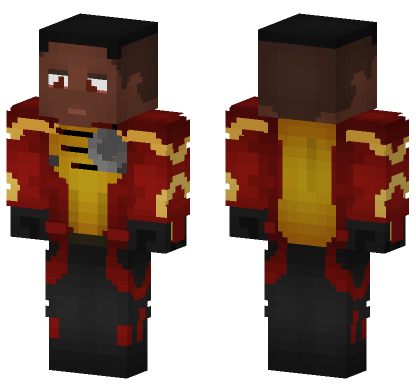 Firestorm 2 DC Legends Minecraft Bedrock skin