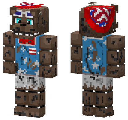 Firework Freddy Minecraft Bedrock skin