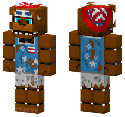 Firework Freddy Five Nights Minecraft Bedrock skin